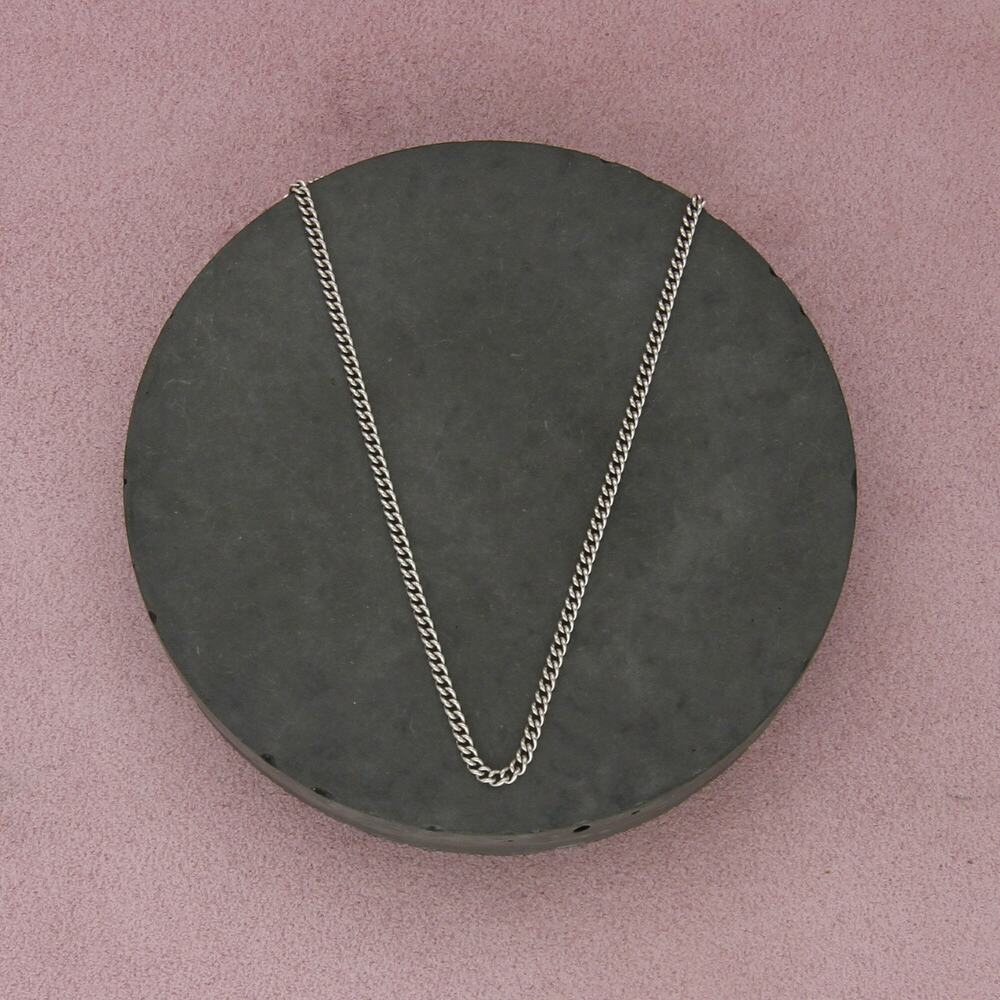 james avery sterling silver light curb chain necklace size 30in